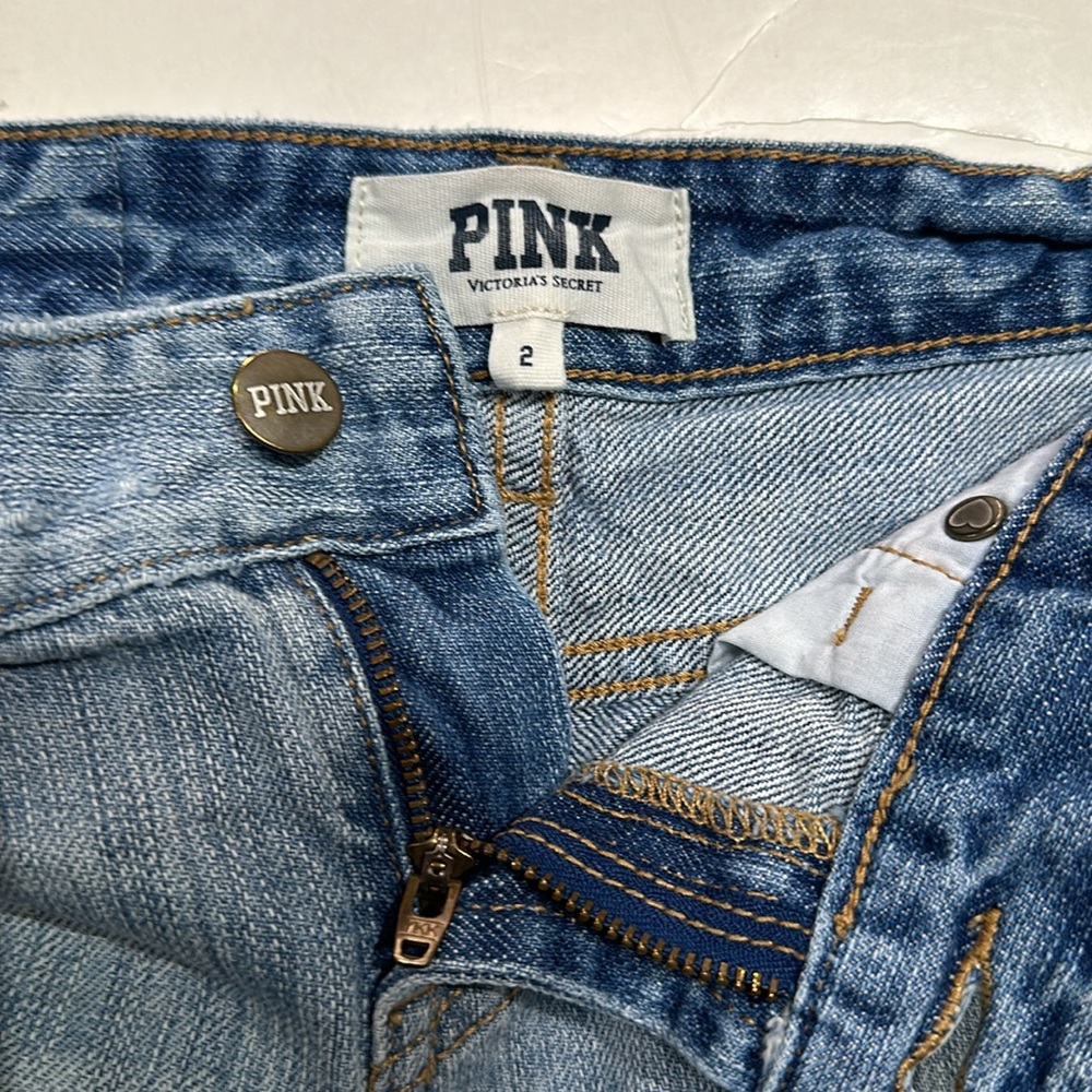 PINK Victoria’s Secret Cutoff Denim Shorts - Picture 2 of 11